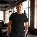 Heart upside down Men's premium cotton t-shirt Unisex T-shirt, Sweatshirt, Hoodie, Long Sleeve Tee - T-Shirt, Sweatshirt, Hoodie