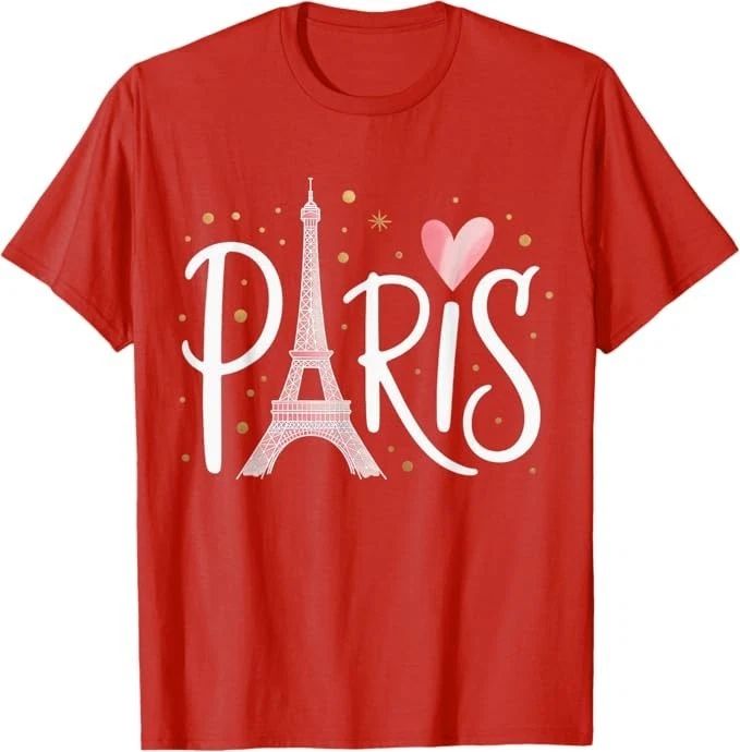 Eiffel Tower Paris Girls Guys Travel Holiday France Souvenir T-Shirt Unisex T-shirt, Sweatshirt, Hoodie, Long Sleeve Tee - T-Shirt, Sweatshirt, Hoodie