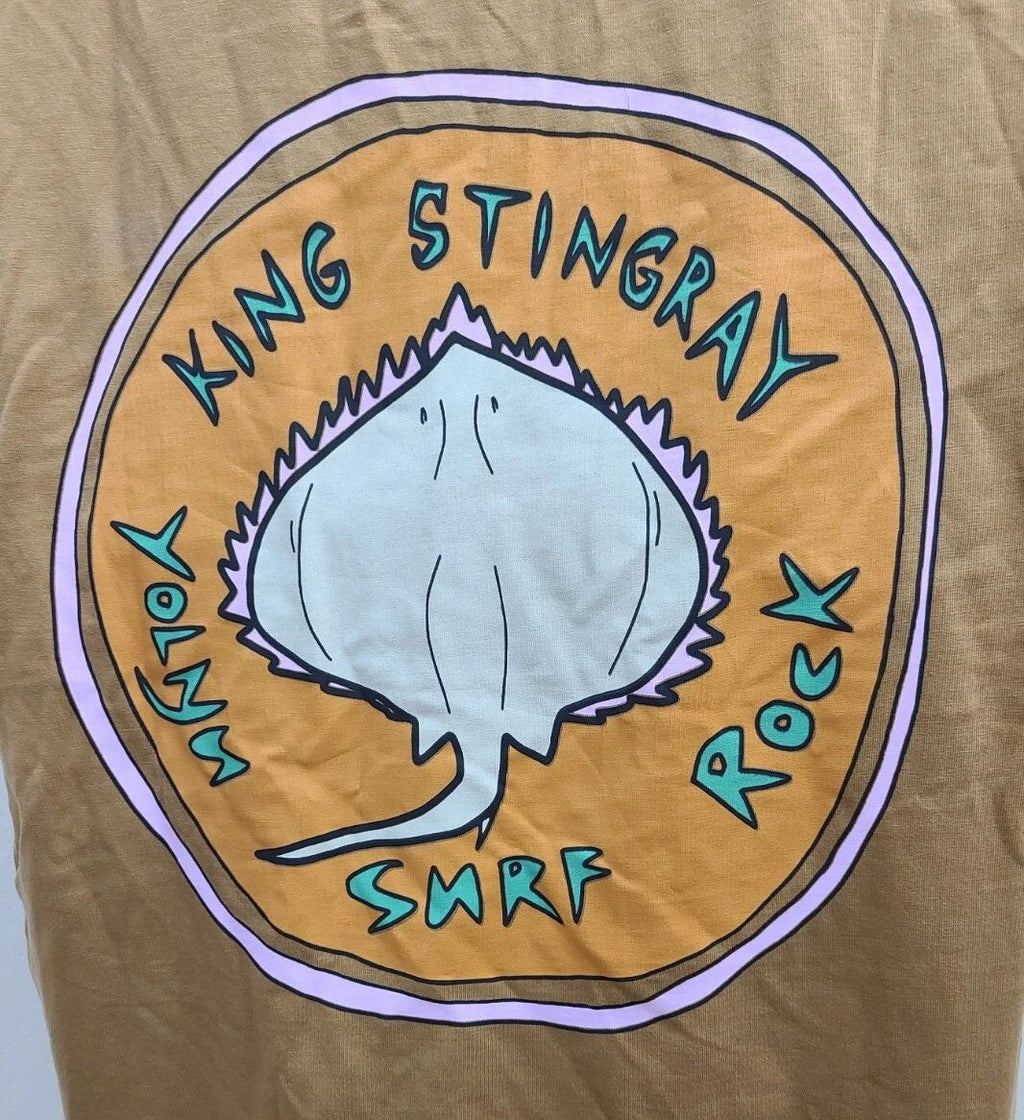 NWT King Stingray Yolyn Surf Rock Brown Large L Lg band Unisex T-shirt, Sweatshirt, Hoodie, Long Sleeve Tee - T-Shirt, Sweatshirt, Hoodie