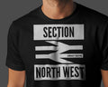 SECTION NORTH WEST Away Days T-Shirt | Dunfermline The Pars Ultras | Uni Organic Unisex T-shirt, Sweatshirt, Hoodie, Long Sleeve Tee - T-Shirt, Sweatshirt, Hoodie