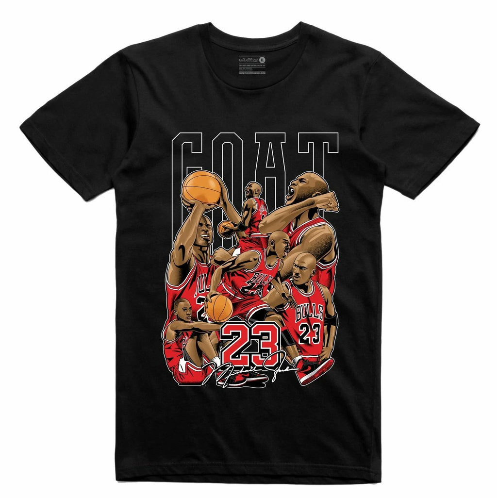 NEW Streetwear on Demand MJ GOAT SIGNATURE BLACK Tee Shirt SM-3XL MADE IN USA Unisex T-shirt, Sweatshirt, Hoodie, Long Sleeve Tee - T-Shirt, Sweatshirt, Hoodie