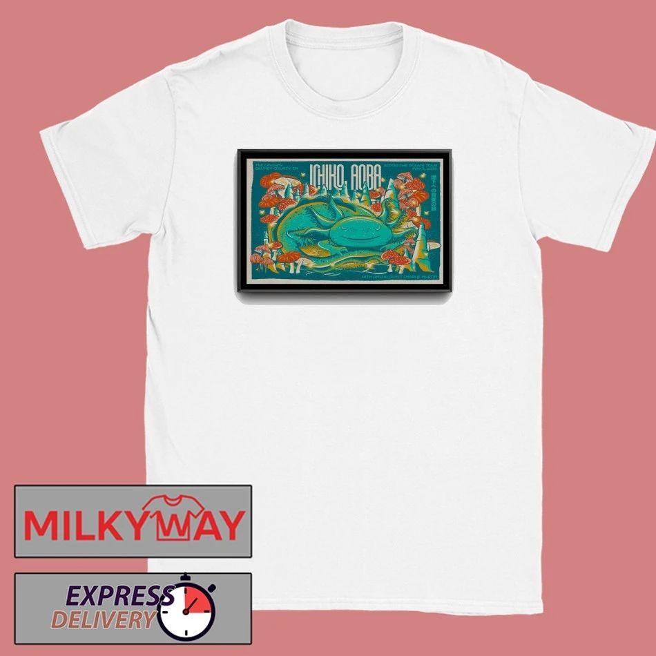 Ichiko Aoba in The Caverns May 3, 2026 Tour Poster shirt Unisex T-shirt, Sweatshirt, Hoodie, Long Sleeve Tee - T-Shirt, Sweatshirt, Hoodie