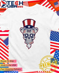 Uncle Sam Patriotic Dead Head Suger Skull shirt Unisex T-shirt, Sweatshirt, Hoodie, Long Sleeve Tee - T-Shirt, Sweatshirt, Hoodie