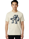 Silver-Robot Mens Graphic Tee, 100% Cotton, Casual Summer Wear Unisex T-shirt, Sweatshirt, Hoodie, Long Sleeve Tee - T-Shirt, Sweatshirt, Hoodie