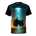 ATV UFO Adventure Unisex Tee, Fun Alien Graphic, Gift for Sci-Fi Lovers Unisex T-shirt, Sweatshirt, Hoodie, Long Sleeve Tee - T-Shirt, Sweatshirt, Hoodie