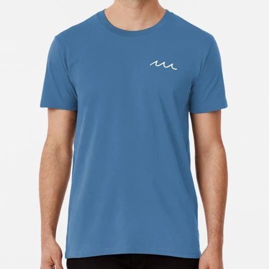 Wave White On Blue Small For Clothes Size S to 5XL Made in the USA T-Shirt Unisex T-shirt, Sweatshirt, Hoodie, Long Sleeve Tee - T-Shirt, Sweatshirt, Hoodie