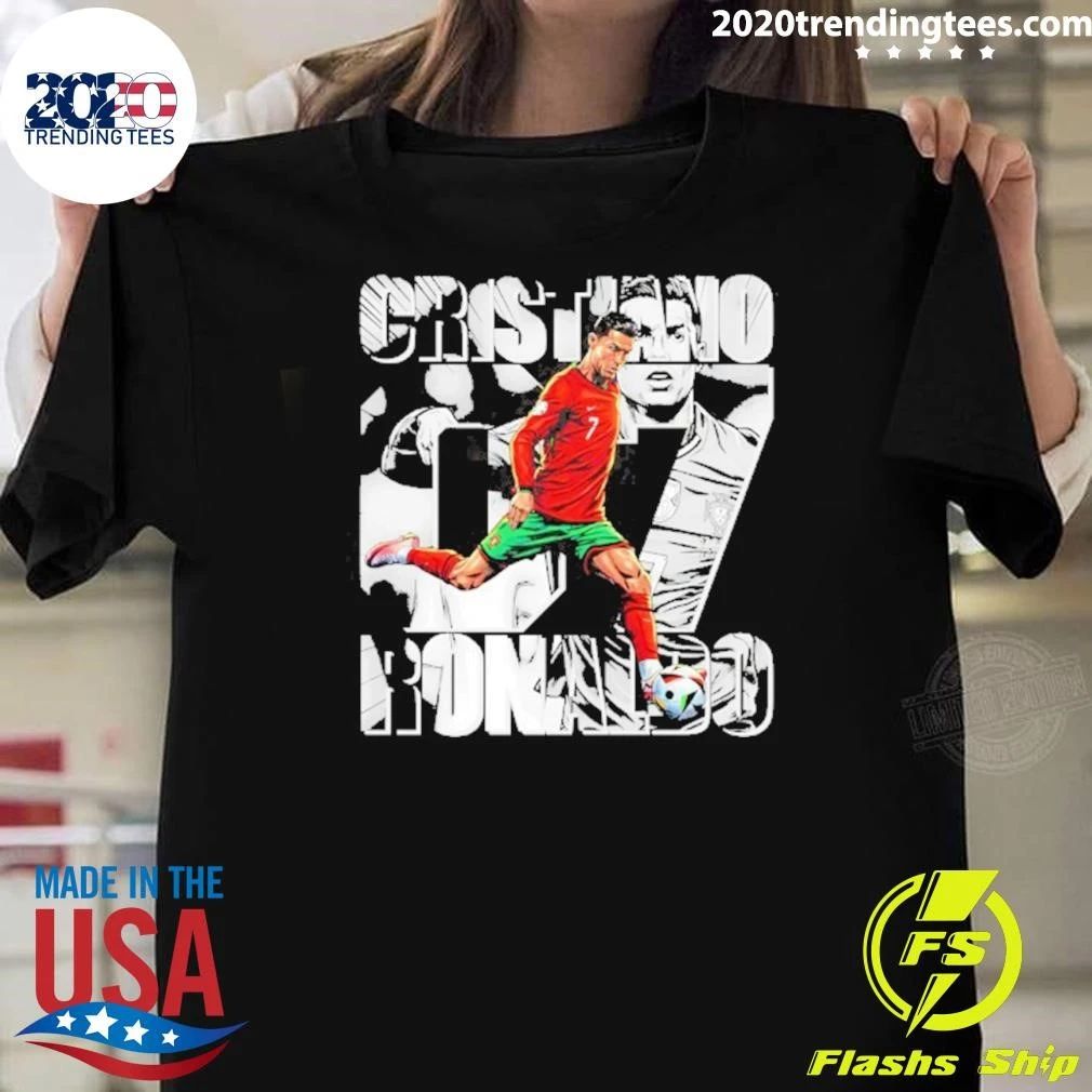 Cristiano Ronaldo Cr7 Portugal National Soccer Shirt Unisex T-shirt, Sweatshirt, Hoodie, Long Sleeve Tee - T-Shirt, Sweatshirt, Hoodie