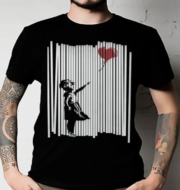 Banksy Shredded Balloon Girl Classic T-Shirt ALL SIZE UNISEX Unisex T-shirt, Sweatshirt, Hoodie, Long Sleeve Tee - T-Shirt, Sweatshirt, Hoodie