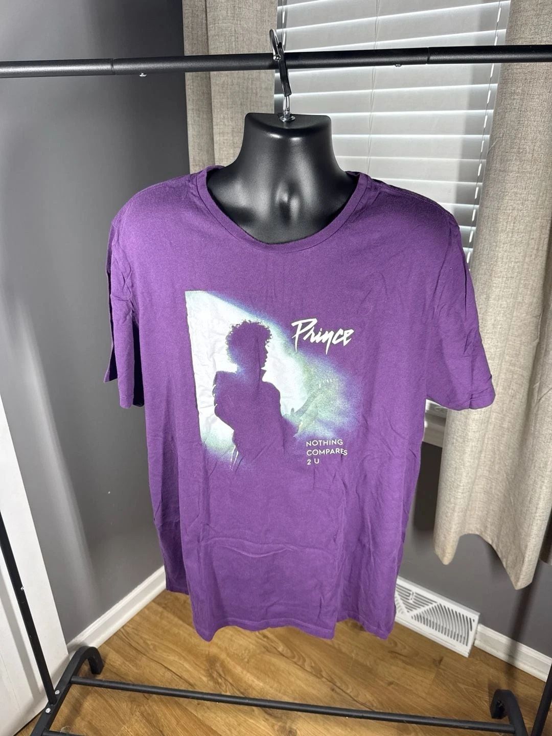 Old Navy x Prince Nothing Compares 2 U Purple Graphic T-Shirt XXL Unisex T-shirt, Sweatshirt, Hoodie, Long Sleeve Tee - T-Shirt, Sweatshirt, Hoodie