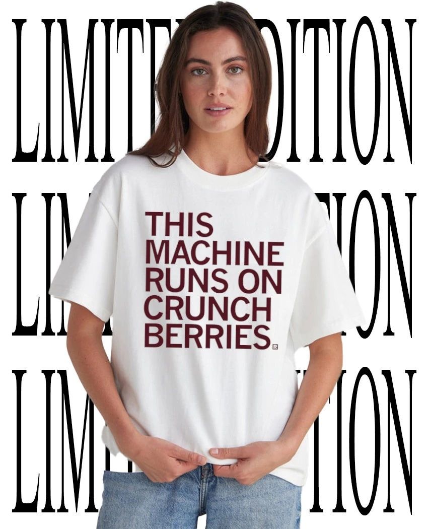This machine runs on crunchberries shirt Unisex T-shirt, Sweatshirt, Hoodie, Long Sleeve Tee - T-Shirt, Sweatshirt, Hoodie
