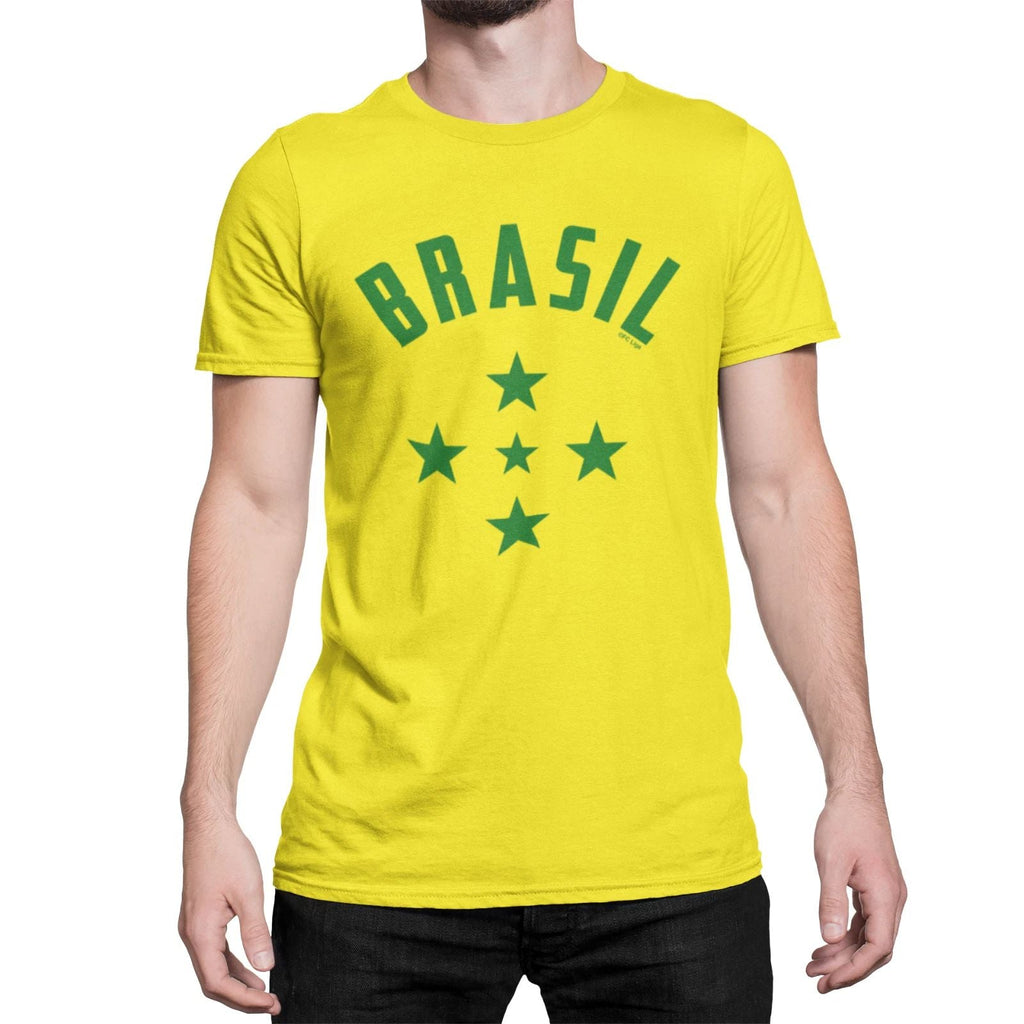 Brazil 1960`s Mens  T-Shirt Football Retro Stars Brazilian World Cup 2026 Kit Unisex T-shirt, Sweatshirt, Hoodie, Long Sleeve Tee - T-Shirt, Sweatshirt, Hoodie
