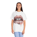 Chic t-shirt featuring Lips and Logo Design, Fashionable Gift, Casual Wear Unisex T-shirt, Sweatshirt, Hoodie, Long Sleeve Tee - T-Shirt, Sweatshirt, Hoodie