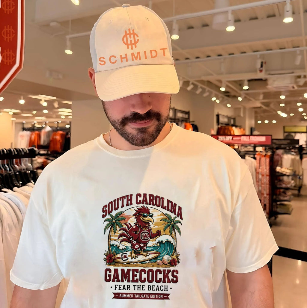 South Carolina Gamecocks Fear The Beach Summer Tailgate Edition shirt Unisex T-shirt, Sweatshirt, Hoodie, Long Sleeve Tee - T-Shirt, Sweatshirt, Hoodie