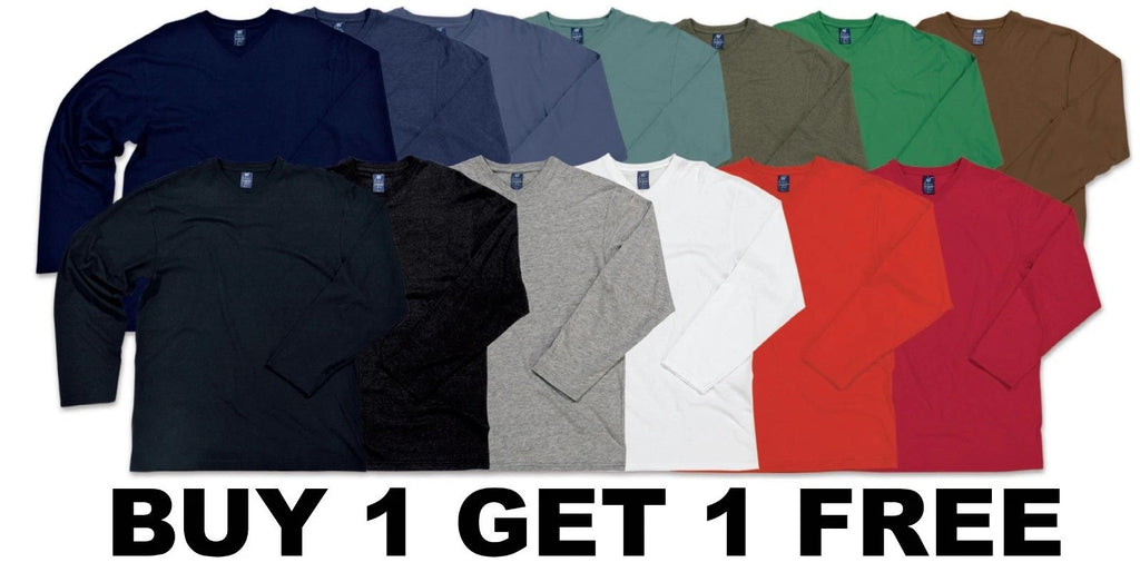 Hering Men's Basic 100% Brazilian Long Sleeve Premium Cotton V-Neck T-Shirt Tee Unisex T-shirt, Sweatshirt, Hoodie, Long Sleeve Tee - T-Shirt, Sweatshirt, Hoodie