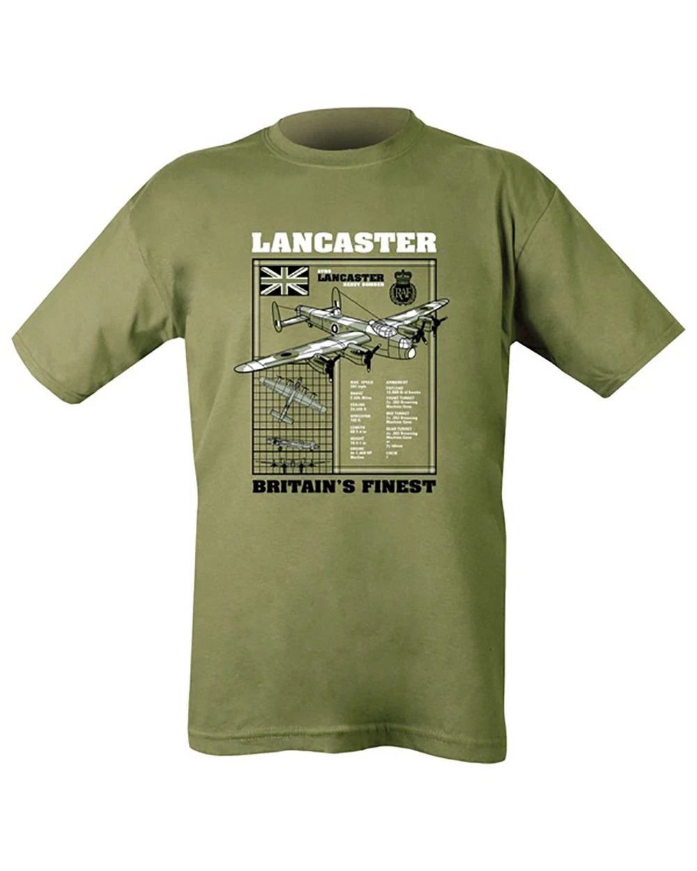 Mens Military Outdoor Lancaster Areoplane 100% Cotton Green T-shirt Tshirt Unisex T-shirt, Sweatshirt, Hoodie, Long Sleeve Tee - T-Shirt, Sweatshirt, Hoodie