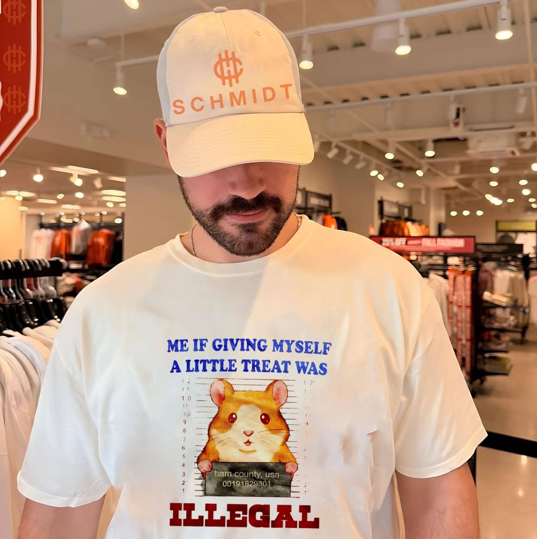 Hamster me if giving myself a little treat was illegal shirt Unisex T-shirt, Sweatshirt, Hoodie, Long Sleeve Tee - T-Shirt, Sweatshirt, Hoodie