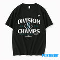 Seattle Mariners 2025 Al West Division Champions Tshirts Sweater Unisex T-shirt, Sweatshirt, Hoodie, Long Sleeve Tee - T-Shirt, Sweatshirt, Hoodie