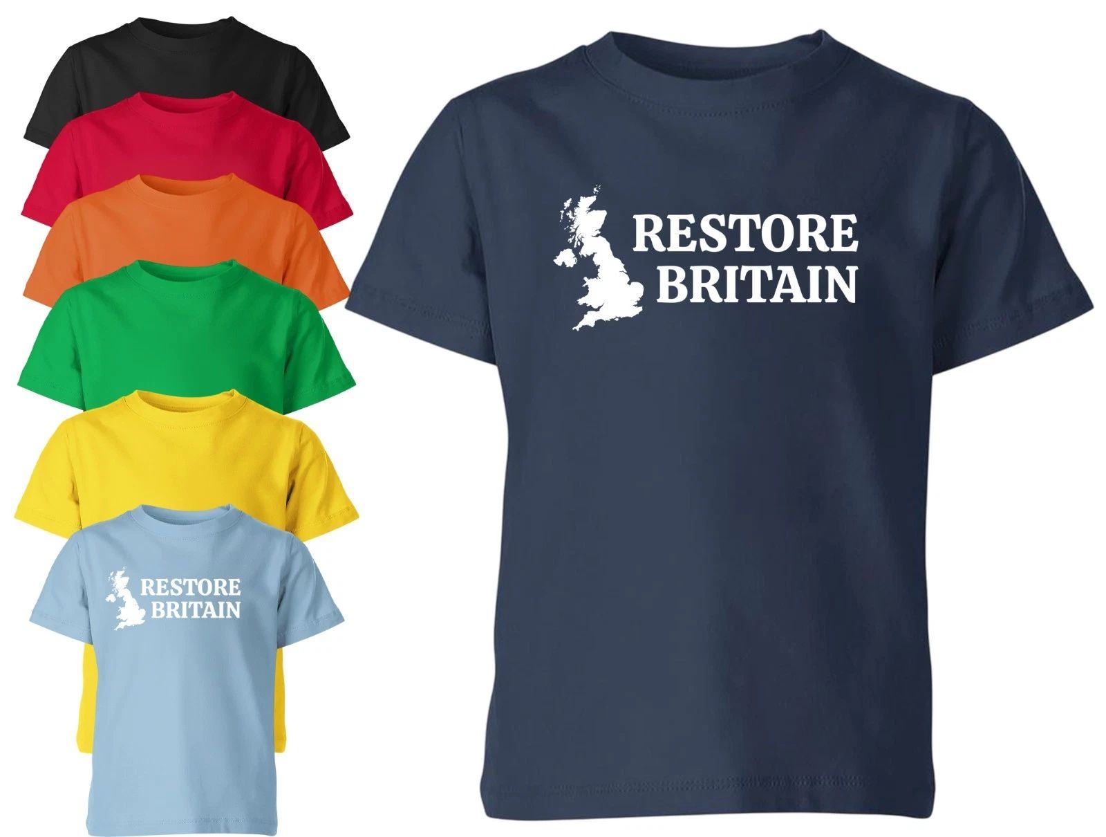 Restore Britain Unisex T Shirt Rupert Lowe Politics Patriot British Pride Unisex T-shirt, Sweatshirt, Hoodie, Long Sleeve Tee - T-Shirt, Sweatshirt, Hoodie