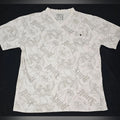 Avirex X-Large Graphic V-Neck Tee  All Over Chain & Eagle Print  White/Grey Unisex T-shirt, Sweatshirt, Hoodie, Long Sleeve Tee - T-Shirt, Sweatshirt, Hoodie