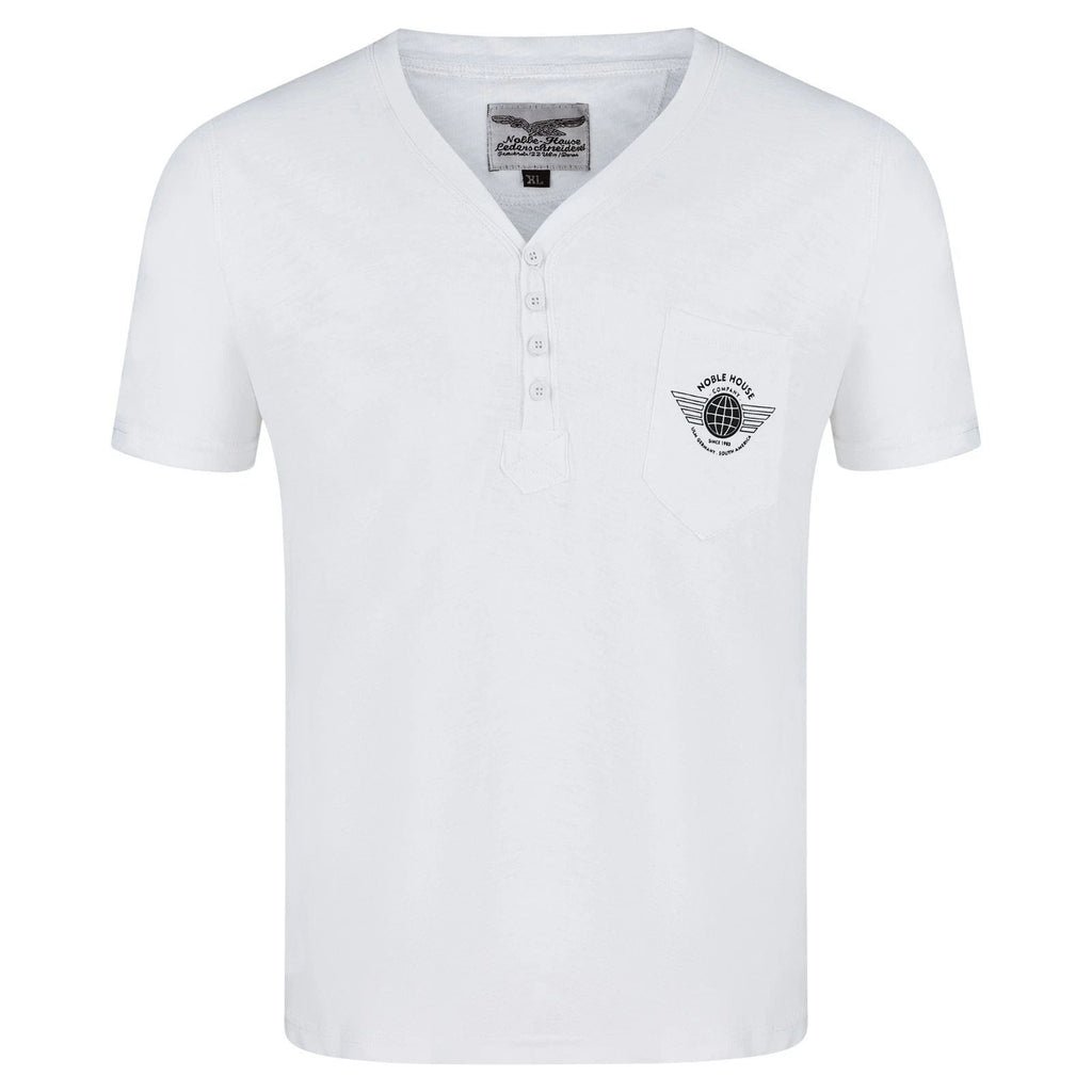 Noble House Cotton White Button Up T-Shirt Unisex New Unisex T-shirt, Sweatshirt, Hoodie, Long Sleeve Tee - T-Shirt, Sweatshirt, Hoodie