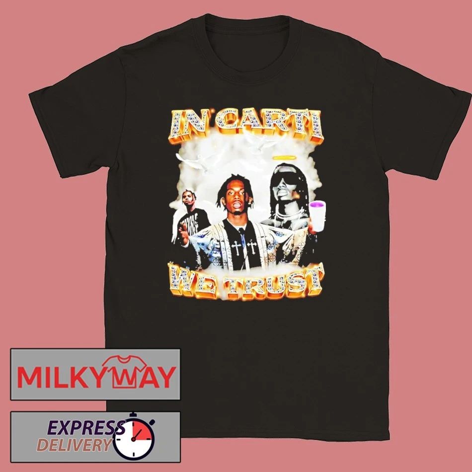 In Playboi Carti We Trust 90s Bootleg Shirt Unisex T-shirt, Sweatshirt, Hoodie, Long Sleeve Tee - T-Shirt, Sweatshirt, Hoodie
