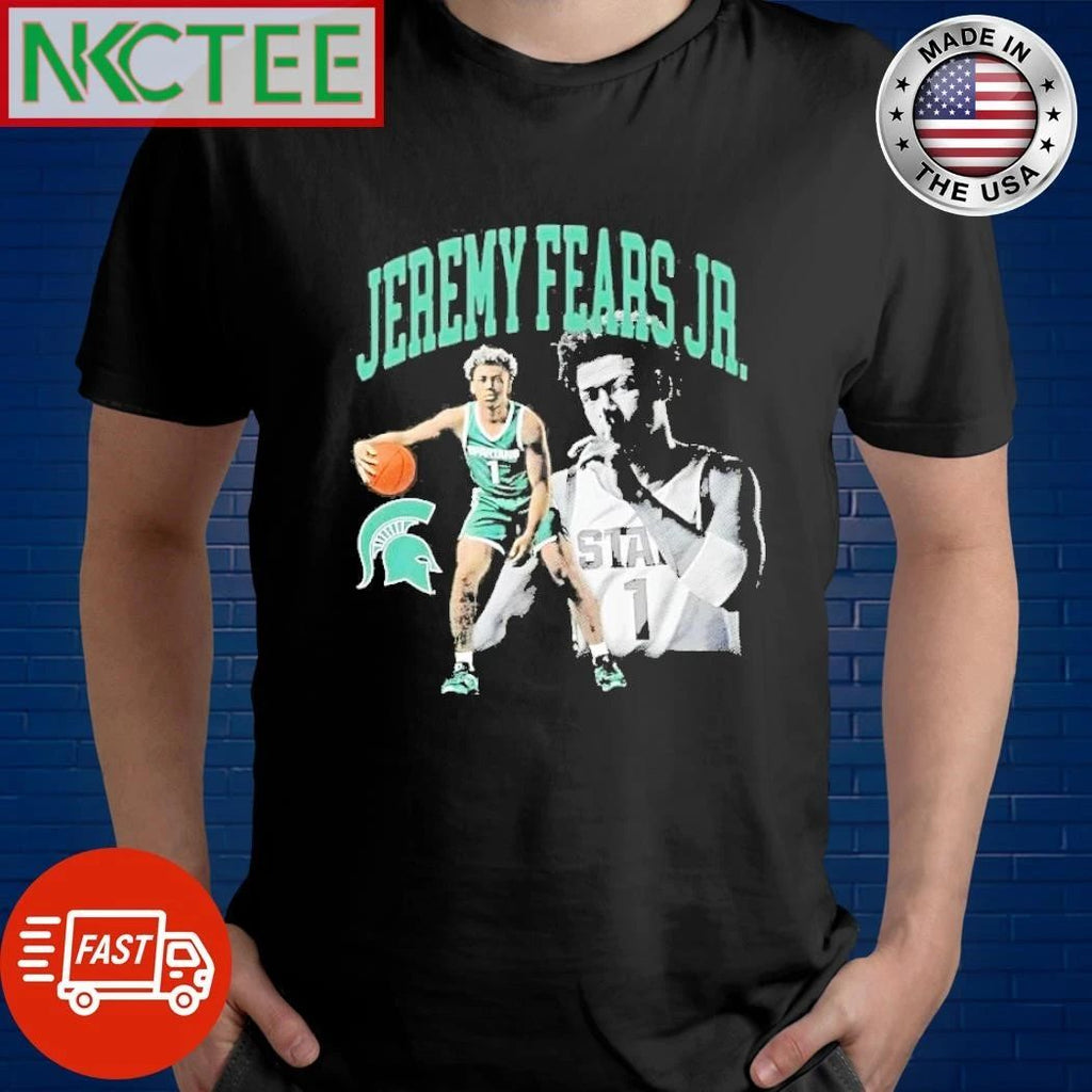 Jeremy Fears Jr Michigan State Spartans Basketball Portrait shirt Unisex T-shirt, Sweatshirt, Hoodie, Long Sleeve Tee - T-Shirt, Sweatshirt, Hoodie