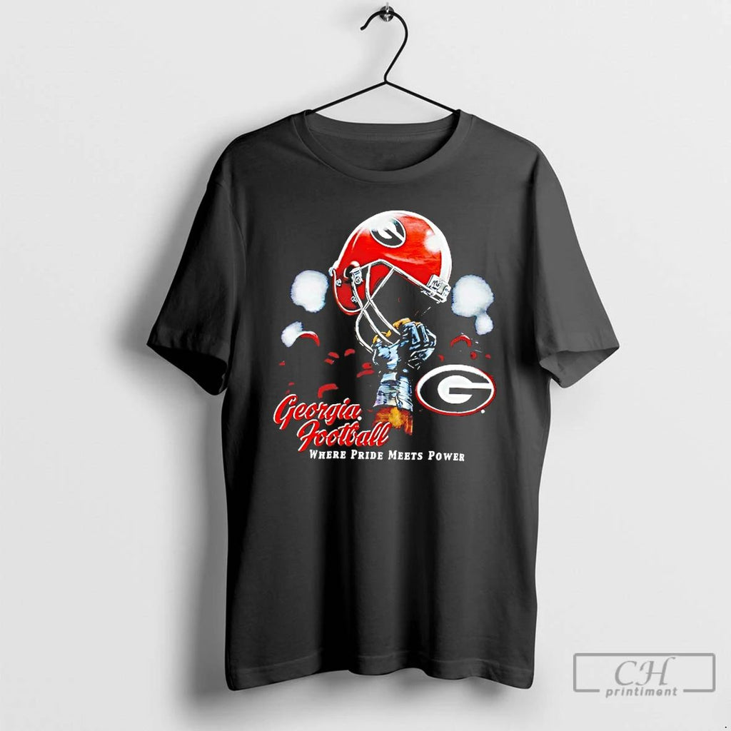 Classic Georgia Bulldogs Where Pride Meets Power 2010 T Shirts Unisex T-shirt, Sweatshirt, Hoodie, Long Sleeve Tee - T-Shirt, Sweatshirt, Hoodie