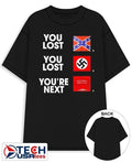 Confederate Battle you lost Nazi you lost Donald Trump youre next shirt Unisex T-shirt, Sweatshirt, Hoodie, Long Sleeve Tee - T-Shirt, Sweatshirt, Hoodie