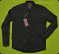 Men's BLACK Long Sleeve Button Down Double G Monogram Pure Cotton Shirt Unisex T-shirt, Sweatshirt, Hoodie, Long Sleeve Tee - T-Shirt, Sweatshirt, Hoodie