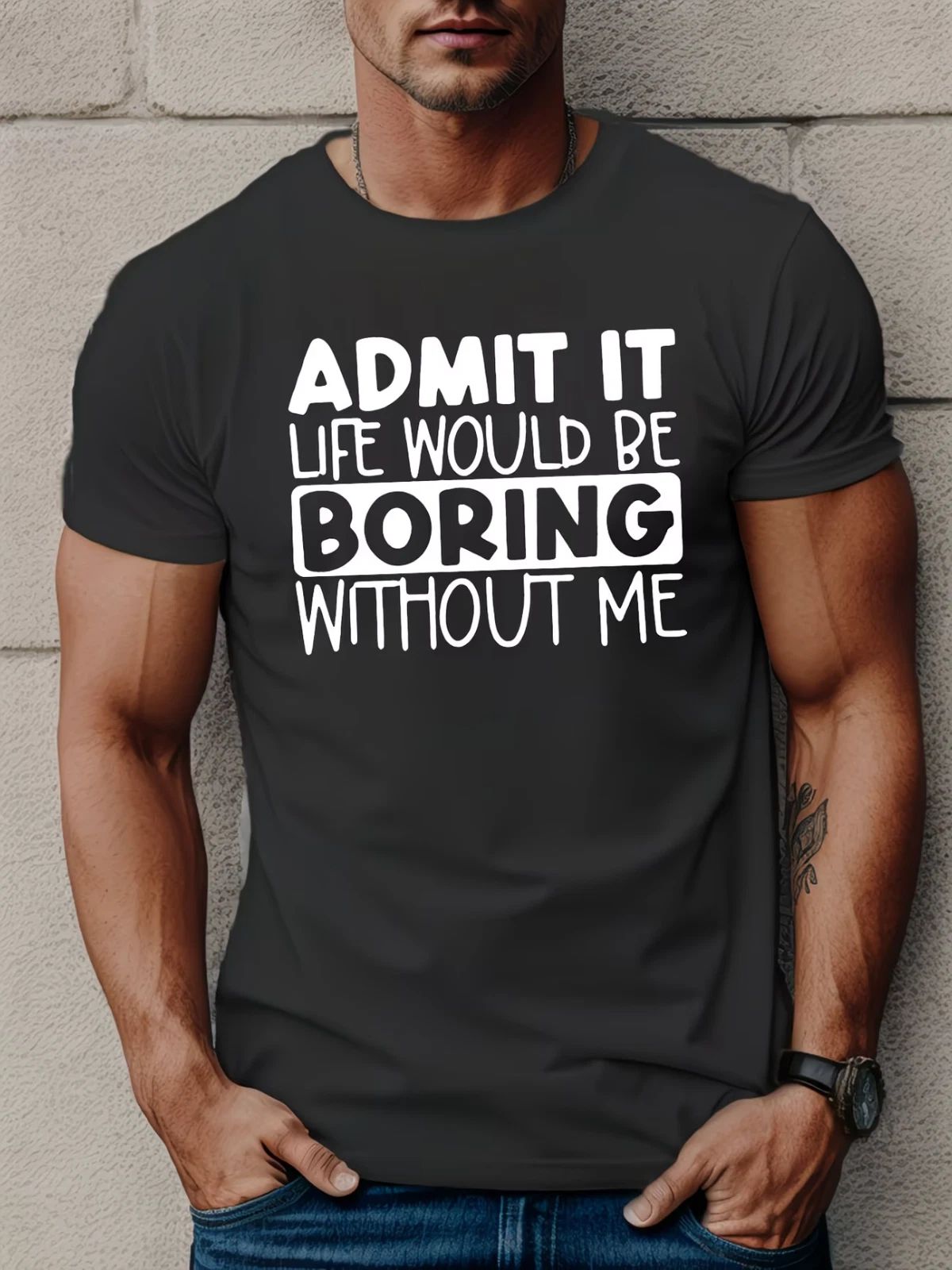 Funny Quote T Shirt Casual Short Sleeve Tee Summer Graphic Shirt Men Gift Unisex T-shirt, Sweatshirt, Hoodie, Long Sleeve Tee - T-Shirt, Sweatshirt, Hoodie