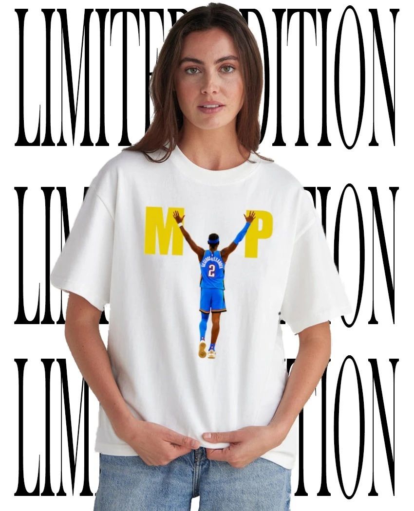 MVP back-to-back Shai Gilgeous-Alexander OKC Thunder 2026 shirt Unisex T-shirt, Sweatshirt, Hoodie, Long Sleeve Tee - T-Shirt, Sweatshirt, Hoodie