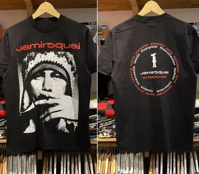 Jamiroquai T-Shirt Graphic Print Unisex Cotton Tees Unisex T-shirt, Sweatshirt, Hoodie, Long Sleeve Tee - T-Shirt, Sweatshirt, Hoodie