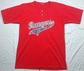 VTG Mens Texas Rangers Spellout Henley Neck T Shirt Size Large Red Made in USA Unisex T-shirt, Sweatshirt, Hoodie, Long Sleeve Tee - T-Shirt, Sweatshirt, Hoodie