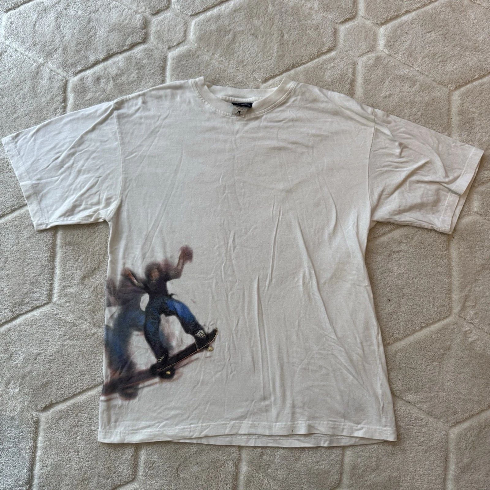 Vintage One Tough Brand Skate T-Shirt White Lg VTG public Transit Street Style Unisex T-shirt, Sweatshirt, Hoodie, Long Sleeve Tee - T-Shirt, Sweatshirt, Hoodie