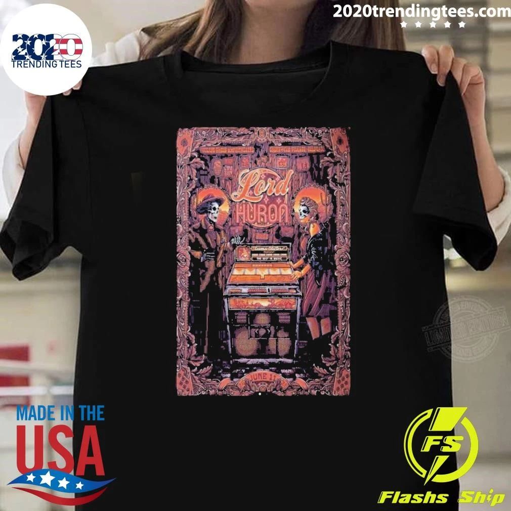 Lord Huron June 11 2026 Fiddlers Green Amphitheatre in Englewood, Colorado Shirt Unisex T-shirt, Sweatshirt, Hoodie, Long Sleeve Tee - T-Shirt, Sweatshirt, Hoodie