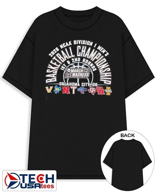 March Madness 2026 NCAA Division I Mens Basketball Championship Oklahoma City shirt Unisex T-shirt, Sweatshirt, Hoodie, Long Sleeve Tee - T-Shirt, Sweatshirt, Hoodie