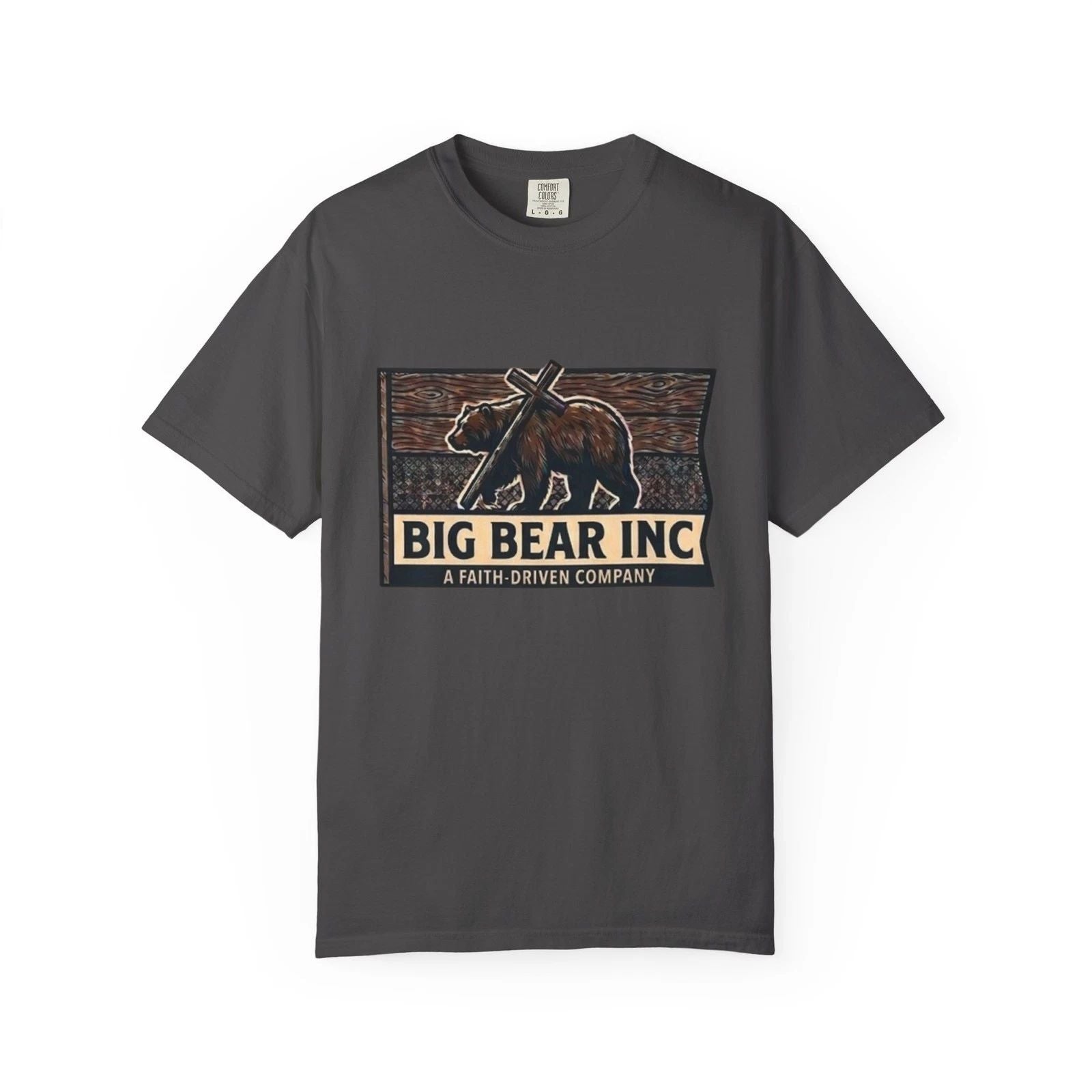 Big Bear Inc logo T-shirt | Bear Silhouette Graphic Tee Unisex T-shirt, Sweatshirt, Hoodie, Long Sleeve Tee - T-Shirt, Sweatshirt, Hoodie