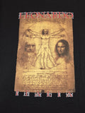 Leonardo Da Vinci Vitruvian Men's Graphic T-Shirt Black Size Small Unisex T-shirt, Sweatshirt, Hoodie, Long Sleeve Tee - T-Shirt, Sweatshirt, Hoodie