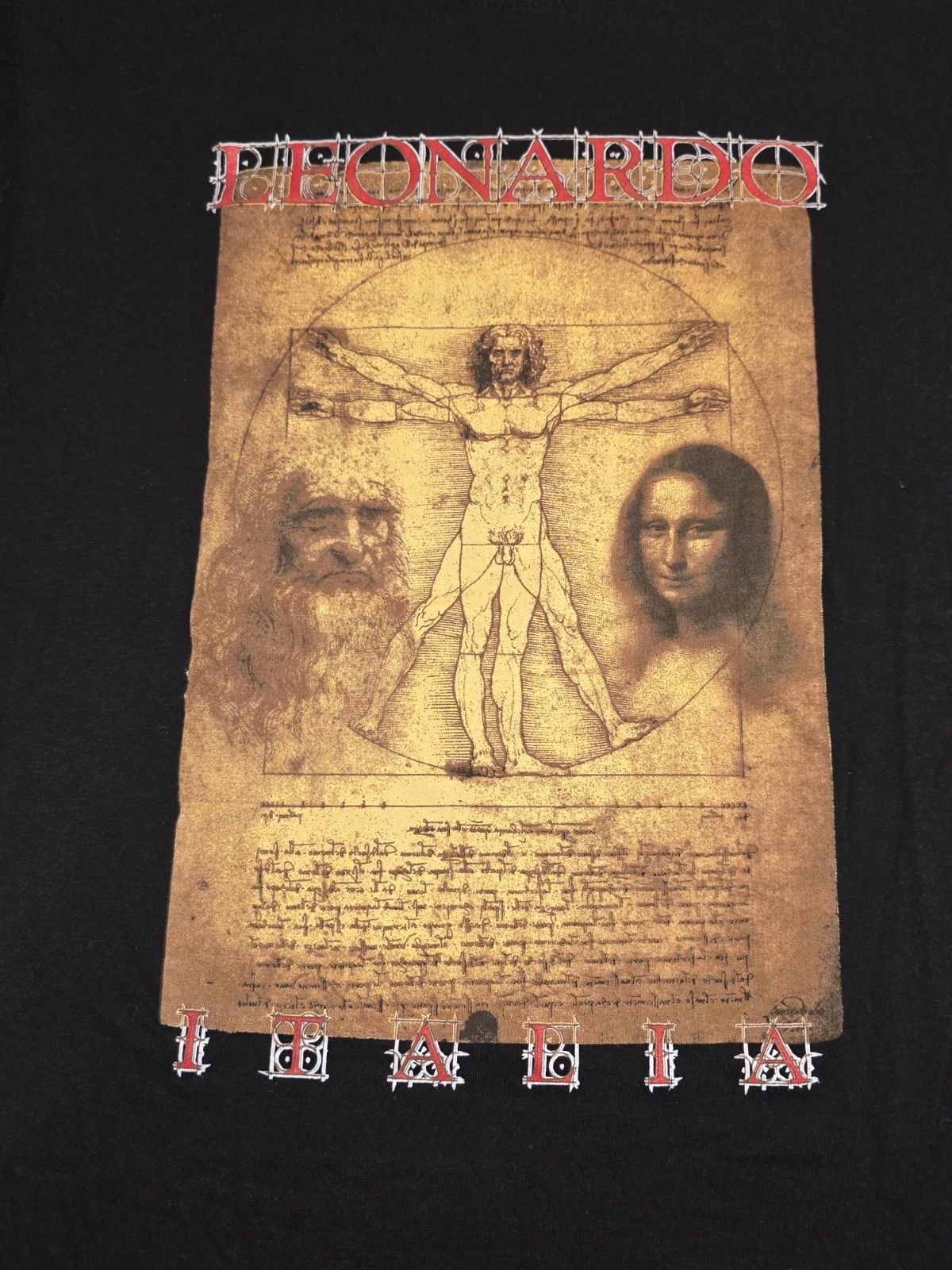 Leonardo Da Vinci Vitruvian Men's Graphic T-Shirt Black Size Small Unisex T-shirt, Sweatshirt, Hoodie, Long Sleeve Tee - T-Shirt, Sweatshirt, Hoodie