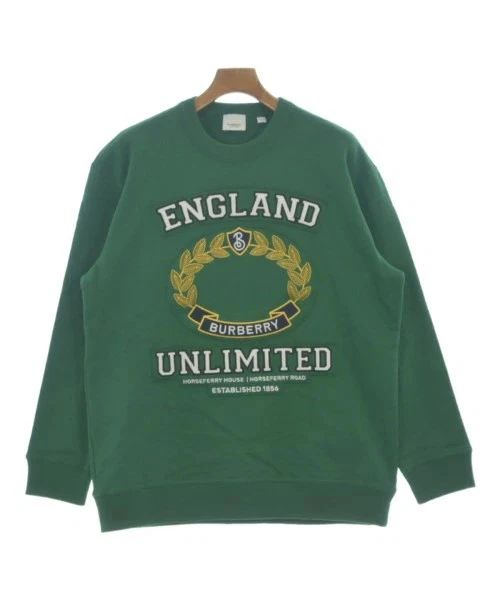Burberry Mens Green Sweatshirt Used Size S Stylish Classic Unisex T-shirt, Sweatshirt, Hoodie, Long Sleeve Tee - T-Shirt, Sweatshirt, Hoodie