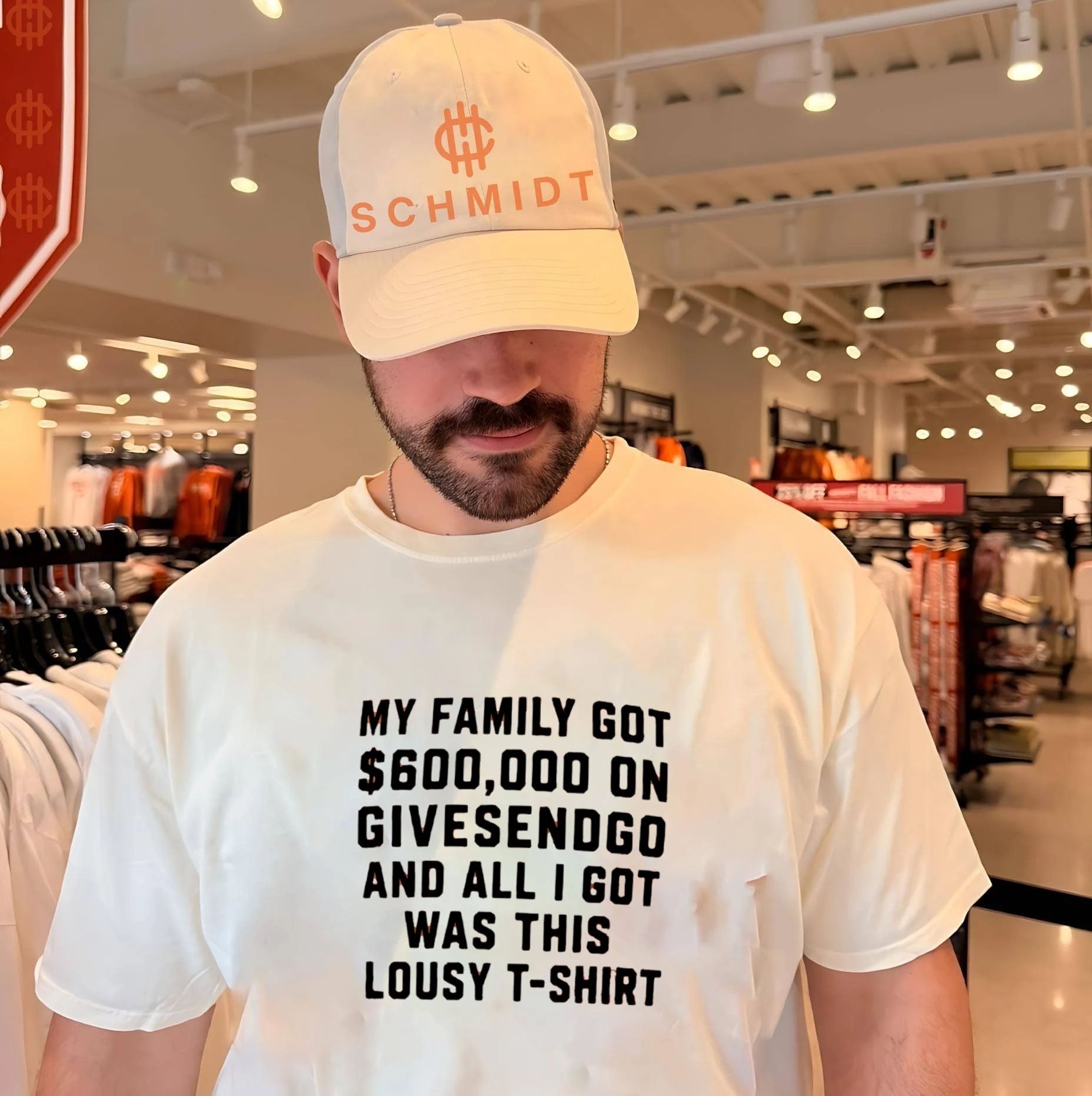 My family got 600000 on givesendgo and all I got was this lousy shirt Unisex T-shirt, Sweatshirt, Hoodie, Long Sleeve Tee - T-Shirt, Sweatshirt, Hoodie