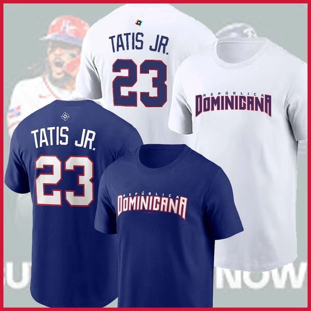 Tatis Jr.#23 Dominican Republic Baseball 2026 World Baseball Classic T-shirt Unisex T-shirt, Sweatshirt, Hoodie, Long Sleeve Tee - T-Shirt, Sweatshirt, Hoodie