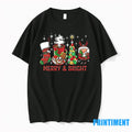 Merry And Bright Christmas 2025 Holiday Tshirts Sweater Unisex T-shirt, Sweatshirt, Hoodie, Long Sleeve Tee - T-Shirt, Sweatshirt, Hoodie