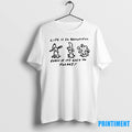 Dogs Sketch Life Is So Beautifull Even If Its Easy To Forget Tshirts Sweater Unisex T-shirt, Sweatshirt, Hoodie, Long Sleeve Tee - T-Shirt, Sweatshirt, Hoodie