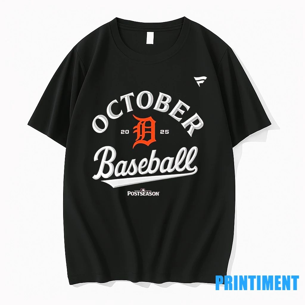Detroit Tigers 2025 Mlb Postseason Locker Room Tshirts Sweater Unisex T-shirt, Sweatshirt, Hoodie, Long Sleeve Tee - T-Shirt, Sweatshirt, Hoodie