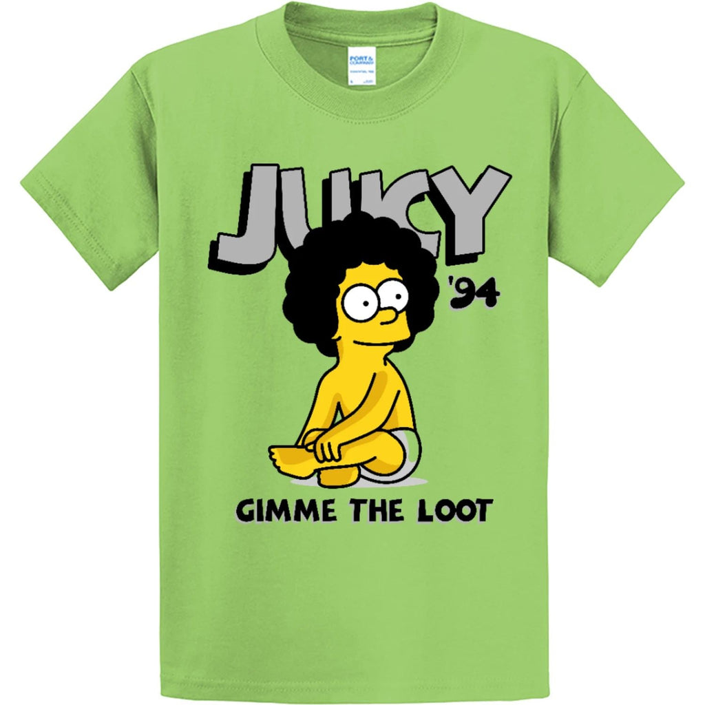 NEW STREETWEAR ON DEMAND BART JUICY Tee Shirt LIME SMALL-4XLARGE MADE IN USA Unisex T-shirt, Sweatshirt, Hoodie, Long Sleeve Tee - T-Shirt, Sweatshirt, Hoodie