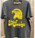 Waylon Jennings EAGLE Shirt Rare Design Charcoal Cotton Shirt Unisex Unisex T-shirt, Sweatshirt, Hoodie, Long Sleeve Tee - T-Shirt, Sweatshirt, Hoodie