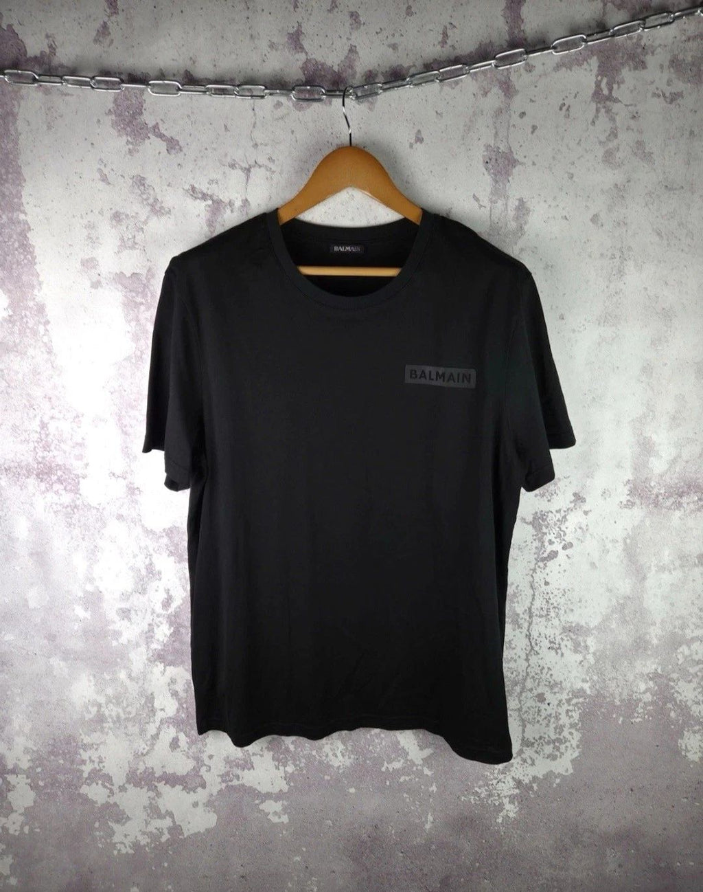 Balmain Paris T-Shirt Men's Luxury Y2K Big Logo Black Size XL Unisex T-shirt, Sweatshirt, Hoodie, Long Sleeve Tee - T-Shirt, Sweatshirt, Hoodie