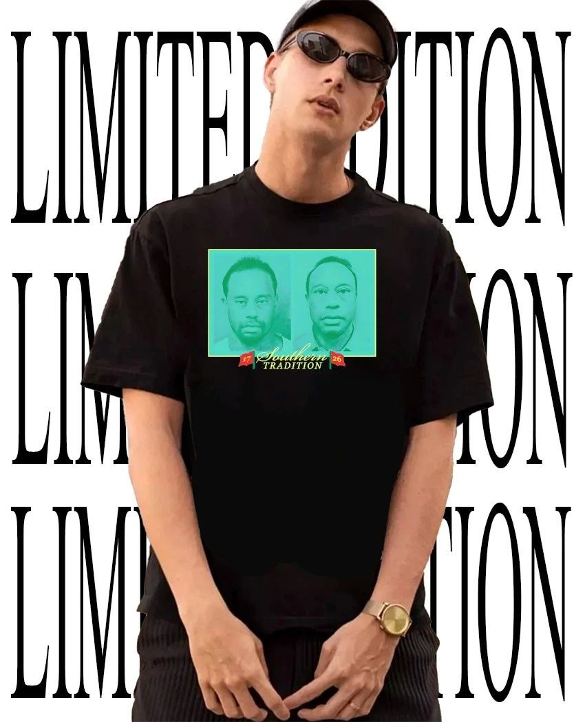 Tiger Woods Mugshot Southern Tradition Masters Golf Humor shirt Unisex T-shirt, Sweatshirt, Hoodie, Long Sleeve Tee - T-Shirt, Sweatshirt, Hoodie