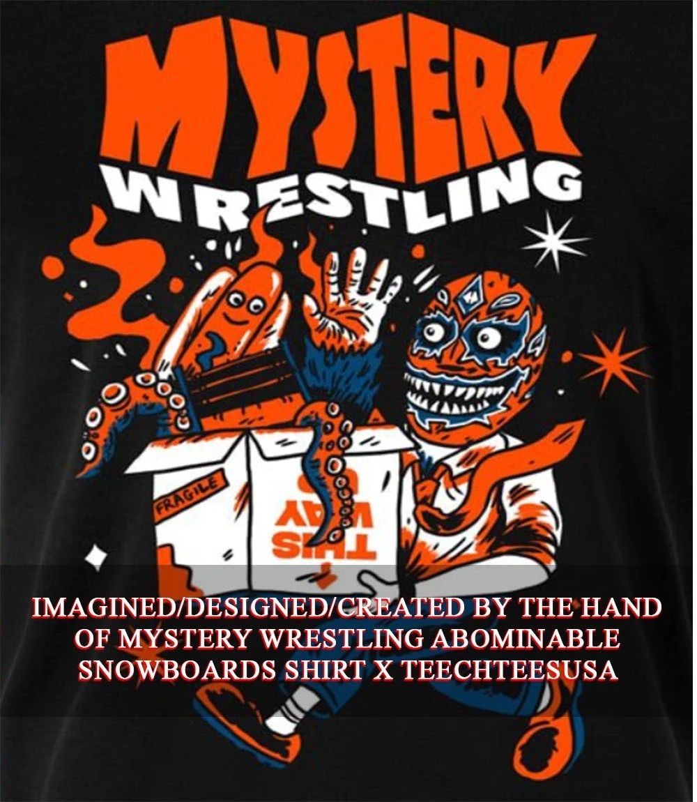 Mystery Wrestling graphic shirt Unisex T-shirt, Sweatshirt, Hoodie, Long Sleeve Tee - T-Shirt, Sweatshirt, Hoodie